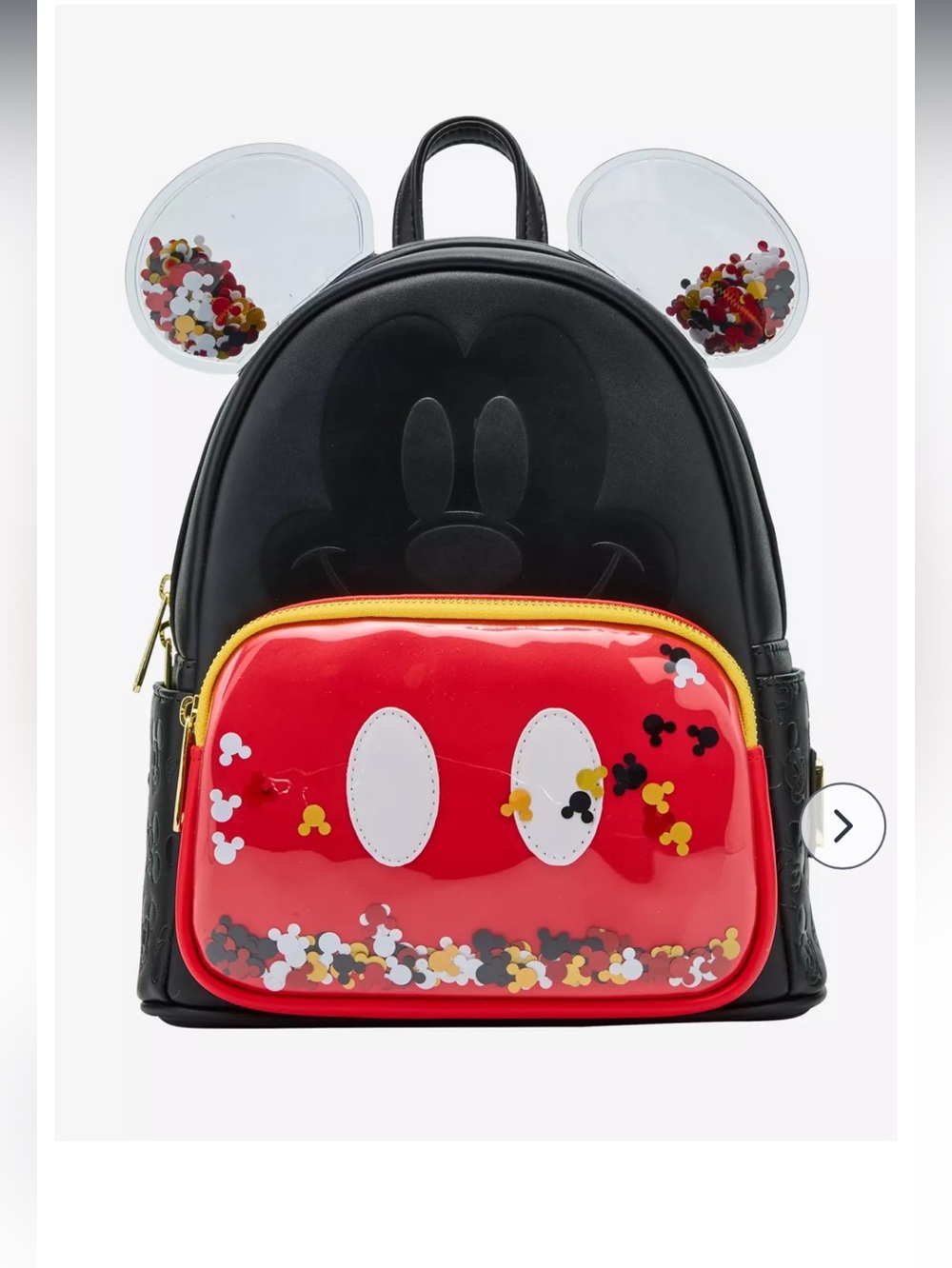 Loungefly X Disney Mickey Mouse Confetti Ears Mini Backpack